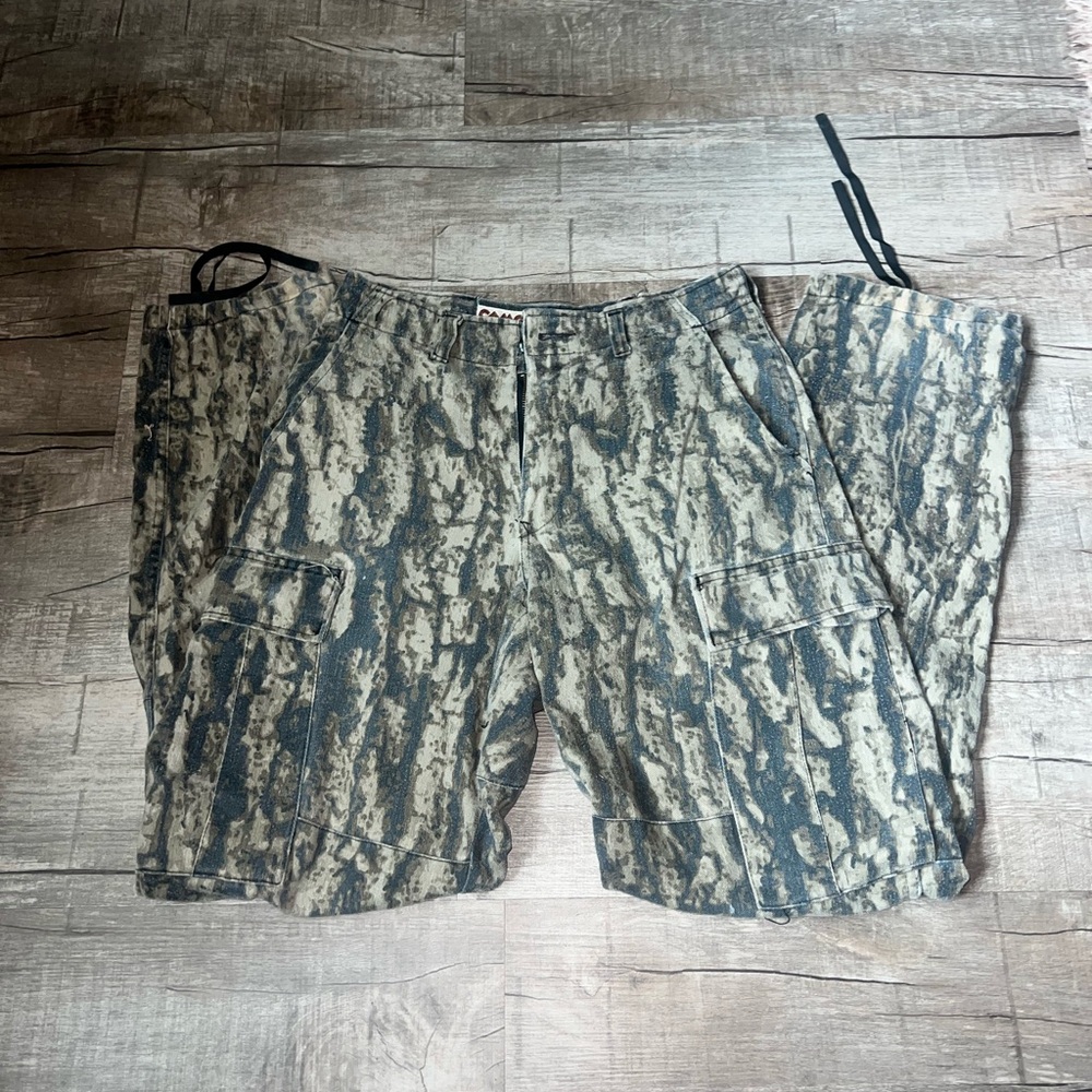 Men's Vintage Camco Timber Ghost Camouflage Cargo Pants Size Small